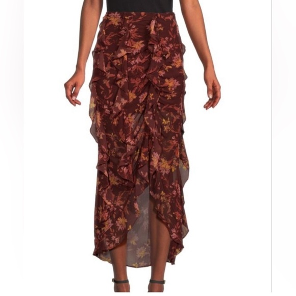 NWT Free People Flounce Around Maxi Skirt - Picture 3 of 10